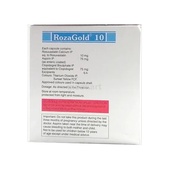 rozagold 10mg capsule 10's